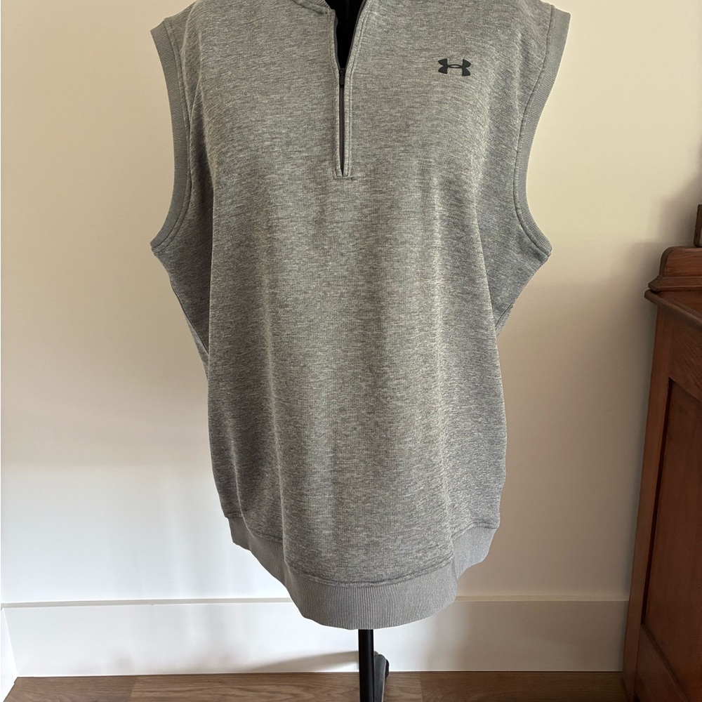 Under Armour Sleeveless Golf Pullover with Logo